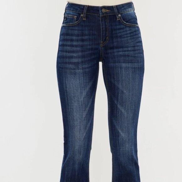KanCan Mid Rise Flare JEANS-KC6102LOH - Picture 3 of 4